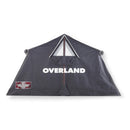 Autohome Stoff-Dachzelt OVERLAND - Small - 130x220cm Grau - inkl. Alu-Leiter