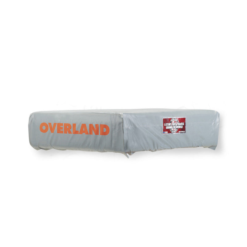 Autohome Stoff-Dachzelt OVERLAND - Small - 130x220cm Grau - inkl. Alu-Leiter