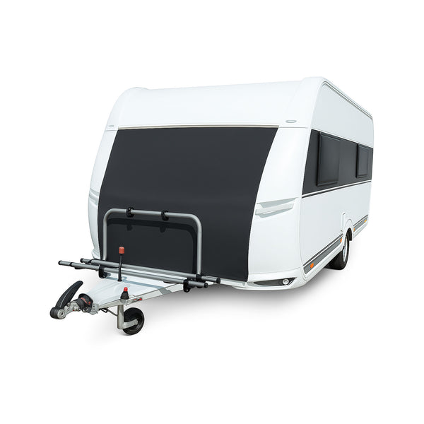 deiwo® Bugschutzplane für Wohnwagen 160x160 cm – Wetterfest Befestigung mit Kederschnur