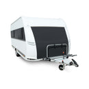 deiwo® Bugschutzplane für Wohnwagen 160x160 cm – Wetterfest Befestigung mit Kederschnur – deiwo