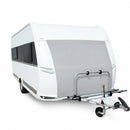 deiwo® Bugschutzplane für Wohnwagen 180x160 cm grau – Wetterfest Befestigung mit Kederschnur