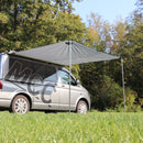 deiwo Premium Bus Sonnendach Sonnensegel grau 250 x 240 cm