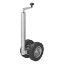 Doppelstützrad mit Vollgummireifen Stützrad 48mm 200x50mm Anhänger Bugrad