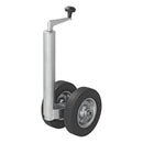 Doppelstützrad mit Vollgummireifen Stützrad 48mm 200x50mm Anhänger Bugrad