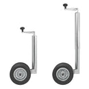 Doppelstützrad mit Vollgummireifen Stützrad 48mm 200x50mm Anhänger Bugrad