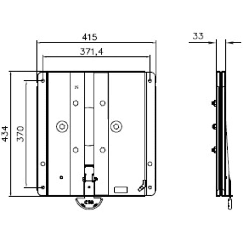Drehkonsohle Beifahrerseite flach passend für Spacetourer und Baugleiche ab 2016