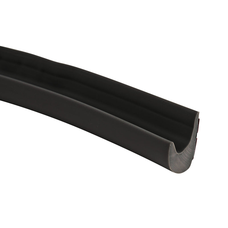 Regenrinne Drip Stop Fiamma, Polyvinyl, 500 cm, schwarz