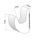 Mini Regenrinne Drip Stop Fiamma, Polyvinylchlorid, 75 cm, deep black, schwarz