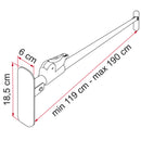 Fiamma Duo Safe verstellbar 119 - 190 cm Diebstahlschutz, Türsicherung