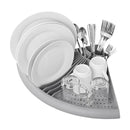 Eck Geschirrtrockner Camping - bis zu 11 Teller - Tassenabteil - Abtropfgestell