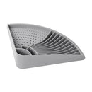 Eck Geschirrtrockner Camping - bis zu 11 Teller - Tassenabteil - Abtropfgestell