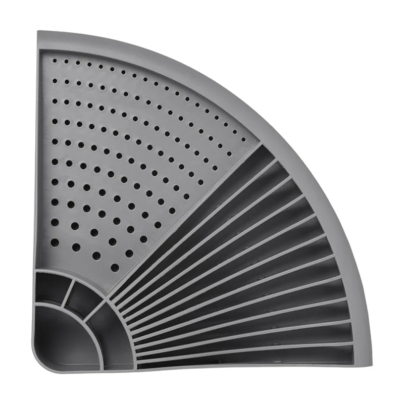 Eck Geschirrtrockner Camping - bis zu 11 Teller - Tassenabteil - Abtropfgestell