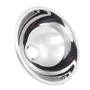 Spüle Edelstahl rund 260mm, Tiefe 130mm inkl. Ablaufgarnitur – Reimo