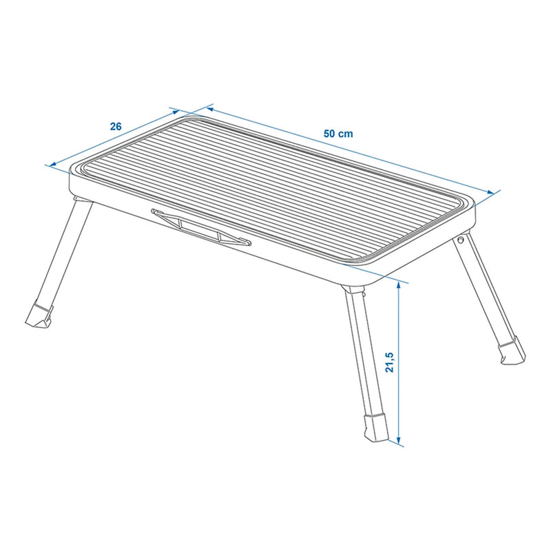 Einzeltrittstufe XL Trittstufe max. 150kg faltbar klappbar für Caravan