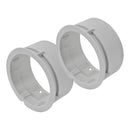 2x Endstückmutter Ø6,5cm EM achatgrau – Zubehör für Truma Heizsysteme & Saphir