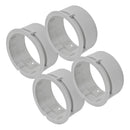 4x Endstückmutter EM achatgrau – Zubehör für Truma Heizsysteme & Saphir