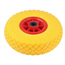 2x PU-Reifen mit Kunststoff-Felge 10" 3.00-4