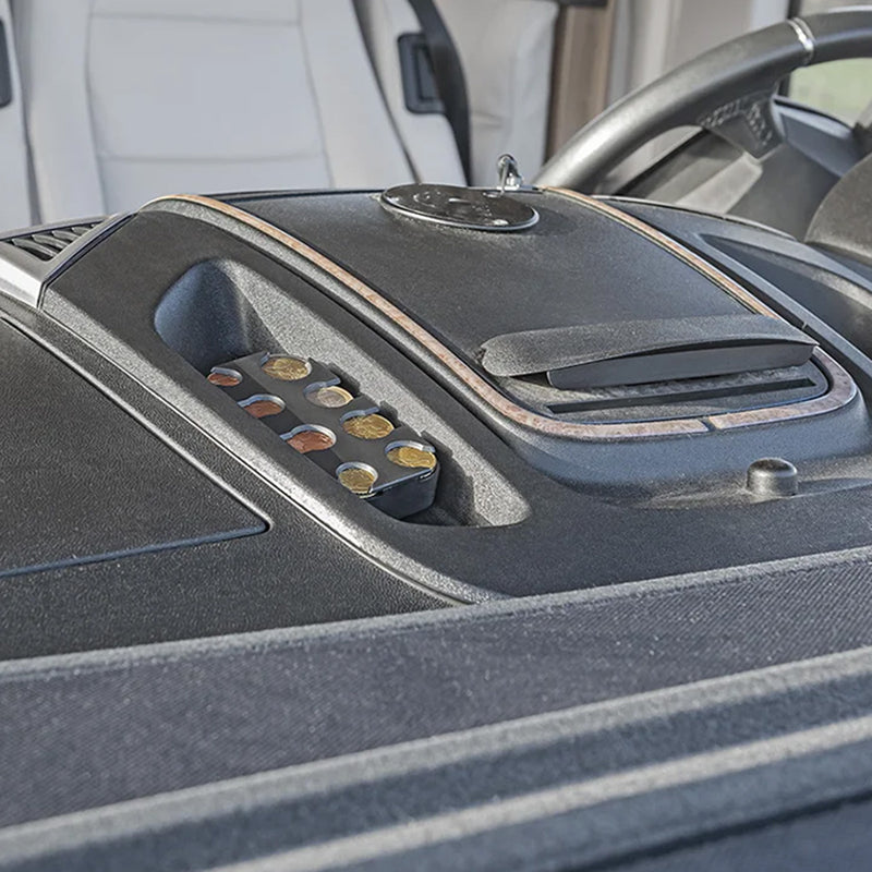 Euro Münzhalter Münzsammler Münzspender Münzbox Geldbox Wohnwagen Wohnmobil Auto