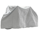 Fahrradabdeckplane grau für 1 Bike wasserdicht mit Klett