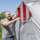 Set Fahrradschutzhülle für 2 Fahrräder Sichttasche + Warnschild Spanien/Italien – Set aus Fahrradschutzhülle inkl.