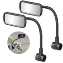 2x Fahrrad Rückspiegel mit 22 cm Flexarm - Universal Fahrrad Spiegel - Outdoor