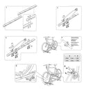 Dachrehling universal passend, 120 cm, Aluminium, inkl. Fahrradträger – ProPlus