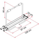 Deichsel Fahrradträger Caravan ECO | 2 Fahrräder |  50 Kg belastbar – Freizeitschmiede GmbH & Co. KG