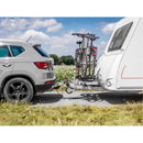 LAS Wohnwagendeichsel Fahrradträger für 2 Fahrräder / E-Bike - 60 Kg ausziehbar