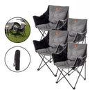 4er Set Camping Faltstuhl für unterwegs - Kompakt und leicht trifft auf Komfor