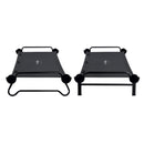 Etagenbett Disc-O-Bed XL anthrazit + Seitentasche Campingbett Sitzbank Feldbett