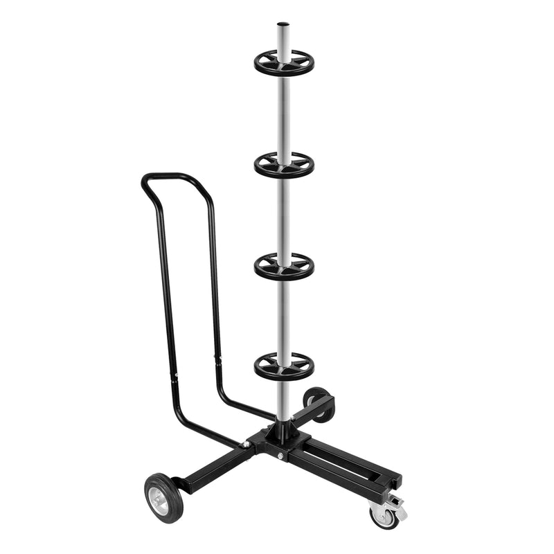 Felgenbaum Alu fahrbar schwarz 225er Reifen 4 Reifen max 100 Kg mit Bremse