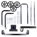 Felgenbaum Alu fahrbar schwarz 225er Reifen 4 Reifen max 100 Kg mit Bremse