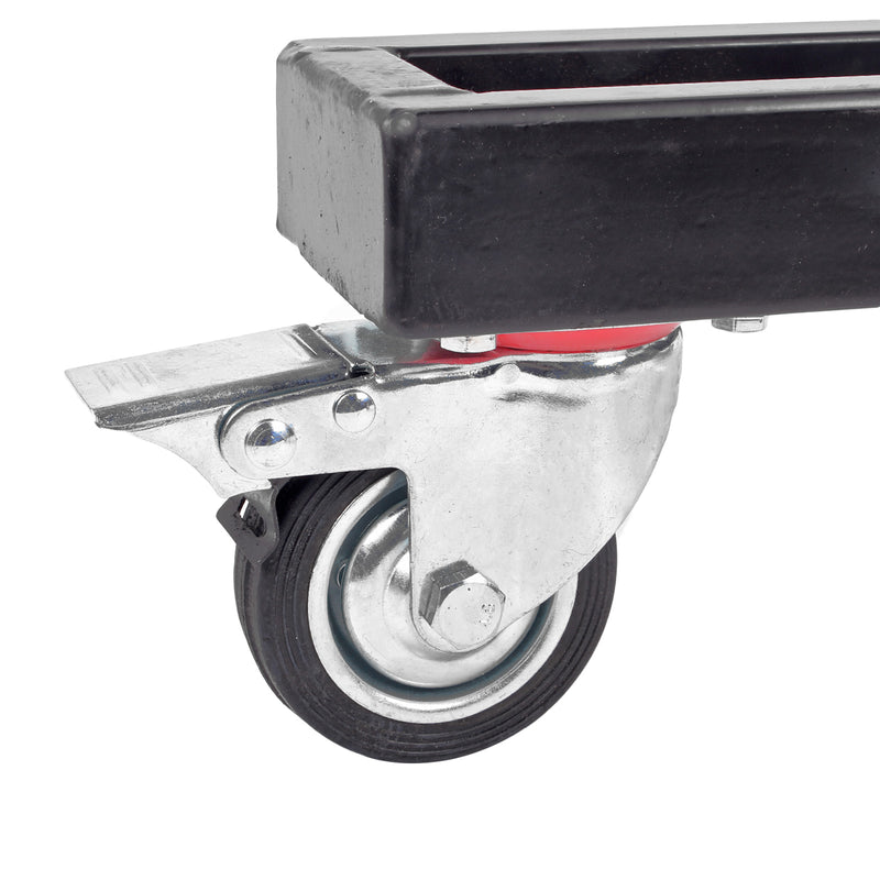 Felgenbaum Alu fahrbar schwarz 225er Reifen 4 Reifen max 100 Kg mit Bremse