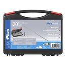 20 Stk. Felsbodenheringe mit Koffer 23cm Metall Heringe - geschweißter Querstift