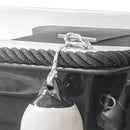 Fenderleine mit Auge - weiß 1,5m, Durchmesser 8 mm