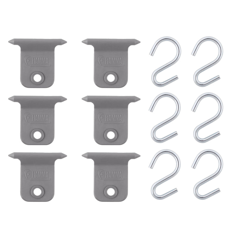 markisen haken Markisen S-Haken 6er Set für Fiamma & Omn