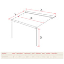 Fiamma Caravanstore Sack Markise XL 310cm Royal Grey Auszug 250cm Kederbef.