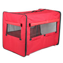 Fiamma Carry Dog Reise Hundehütte rot 75x49x55 inkl Tragetasche