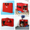 Fiamma Carry Dog Reise Hundehütte rot 75x49x55 inkl Tragetasche