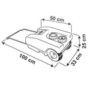 Fiamma Frischwasser Rolltank 23 Liter blau rollbar