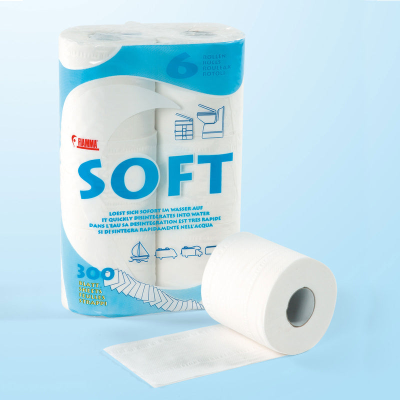 Fiamma  Soft Toilettenpapier speziell für Campingtoiletten | 96er Set | Sparset