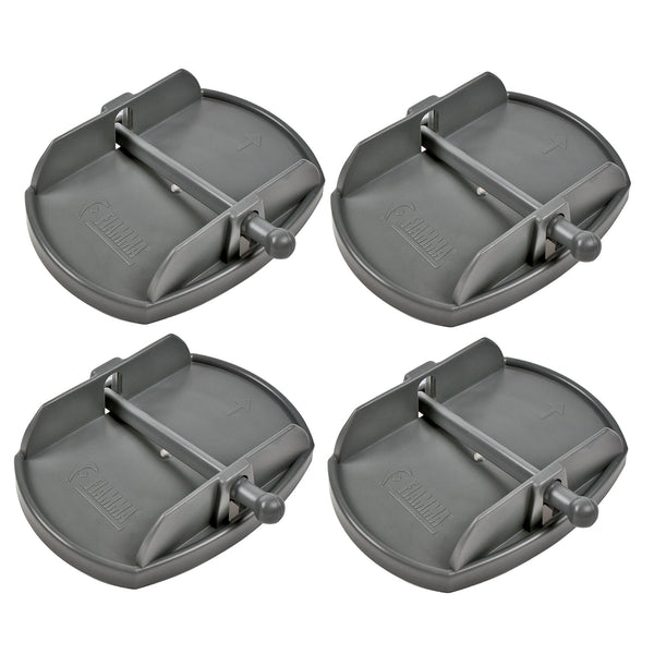 Fiamma Stützplatten Set 4 Stück für Ausdrehstützen
