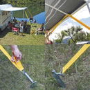 Fiamma Abspannset Tie Down GELB 11 Meter 4 tlg. Sturmband