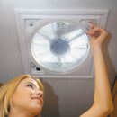 Fiamma Kurbeldachhaube Polar Control Turbo Vent Crystal mit Thermostat