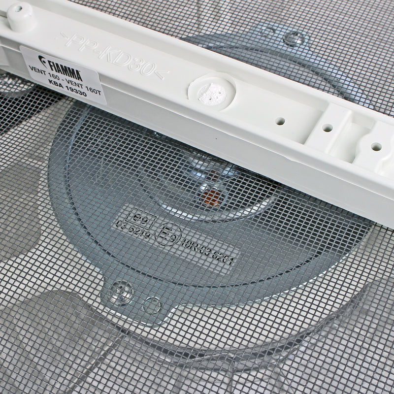 Fiamma Kurbeldachhaube Polar Control Turbo Vent Crystal mit Thermostat