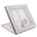 2x Dachfenster Fiamma Vent 40x40 cm Weiß + Dichmittel + Schrauben