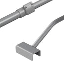 2x Anhänger Flachplanenbügel verstellbar 140-208cm Planenstütze Planenbügel – ProPlus