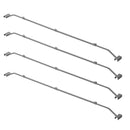 4x Anhänger Flachplanenbügel verstellbar 140-208cm Planenstütze Planenbügel
