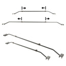 Wamovo Anhänger Flachplanenbügel verstellbar 100-155cm Planenstütze Metall Bügel