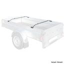 Wamovo Anhänger Flachplanenbügel verstellbar 100-155cm Planenstütze Metall Bügel – Wamovo
